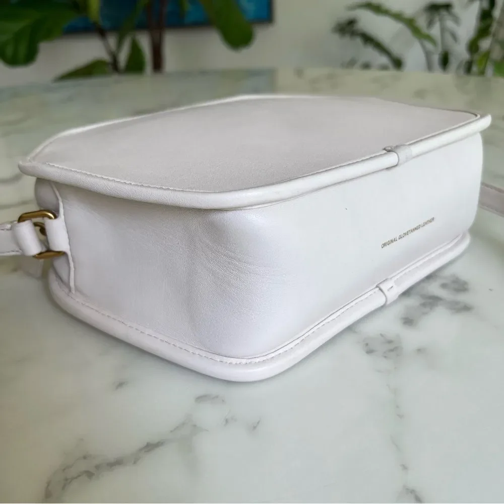 COACH Originals Archival Zip Geometric Pouch 141 Leather Crossbody Bag Chalk